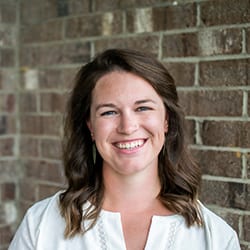 Headshot of author Laura Shrake.